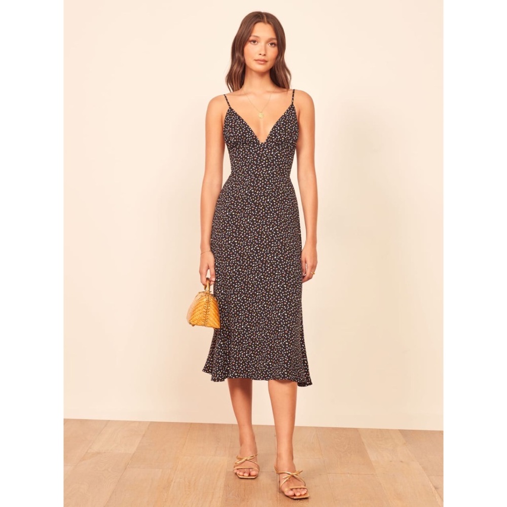 Reformation Dove Dress in Confetti, Size 6 NWT